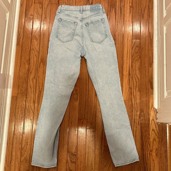 Abercrombie and Fitch, 90 slim straight jeans, curve love. - Picture 3 of 3